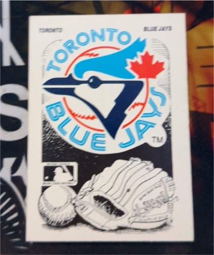 1987 Fleer #NNO Toronto Blue Jays Sticker — front