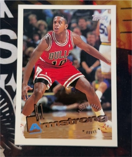 1995-96 Topps #95 B.J. Armstrong — front