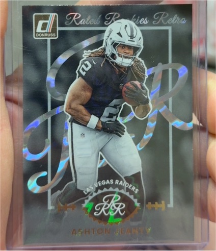 2025 Donruss #10 Ashton Jeanty Rated Rookie Retro — front