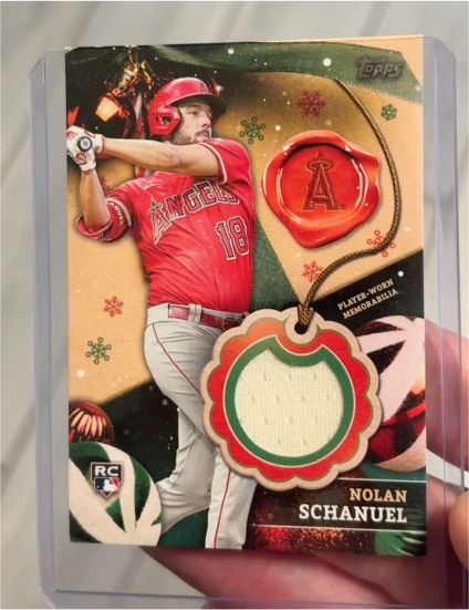2024 Topps Holiday #RC-NS Nolan Schanuel — front