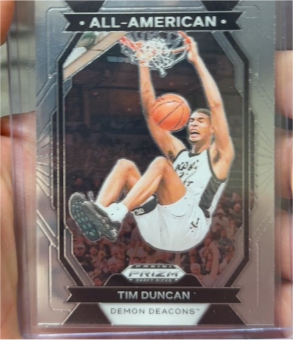 2024 Panini Prizm Draft Picks All-American #25 Tim Duncan — front