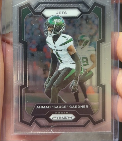 2023 Panini Prizm #228 Ahmad "Sauce" Gardner — front