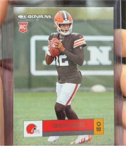 2025 Donruss #R05-SDS Shedeur Sanders — front