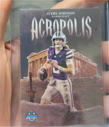 2025 Bowman Chrome University Acropolis #A-1 Avery Johnson — front
