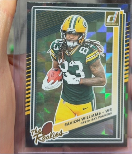 2025 Donruss #36 Savion Williams The Rookies — front