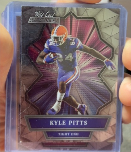2021 Wild Card Alumination #ABC-11 Kyle Pitts — front