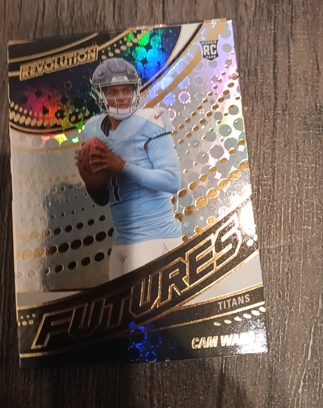 2025 Panini Revolution #16 Cam Ward Futures Tennessee Titans — front