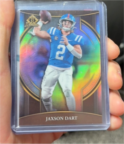 2022 Bowman University Chrome Bowman Invicta #BI-13 Jaxson Dart — front