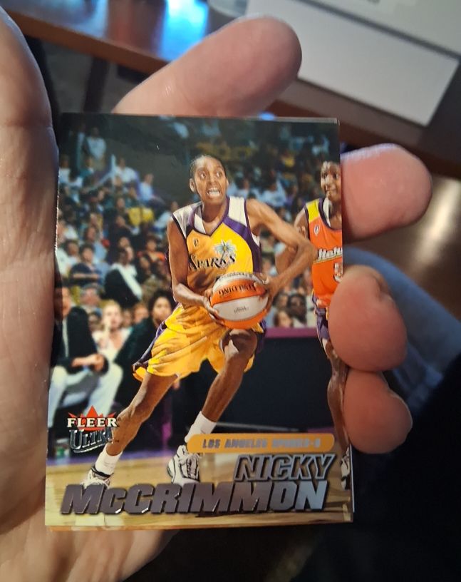 2001 Fleer Ultra WNBA #Nicky McCrimmon — front