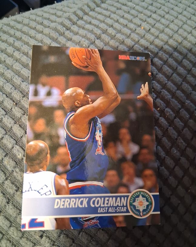 1994 NBA Hoops #227 Derrick Coleman East All-Star — front