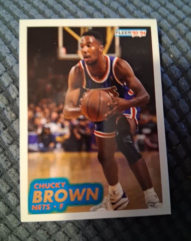 1993-94 Fleer #132 Chucky Brown — front