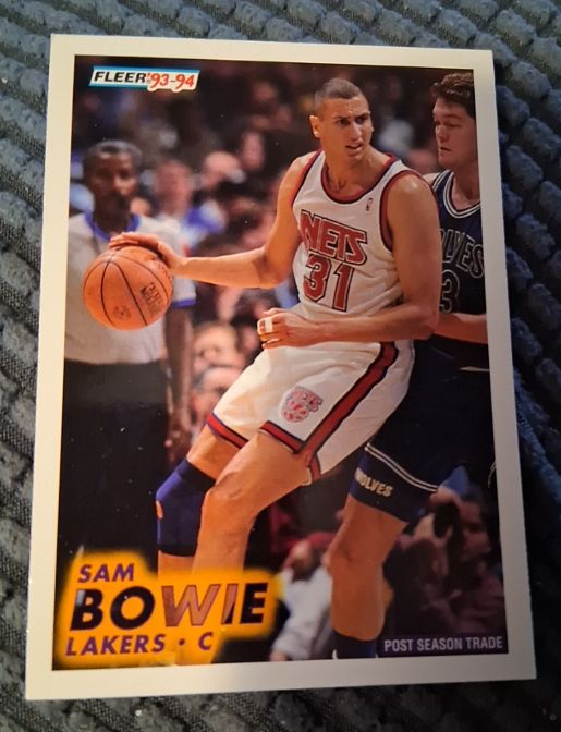 1993-94 Fleer #131 Sam Bowie — front