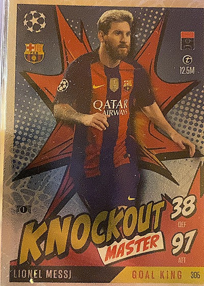 2024-25 Topps Match Attax #305 Lionel Messi Knockout Master — front