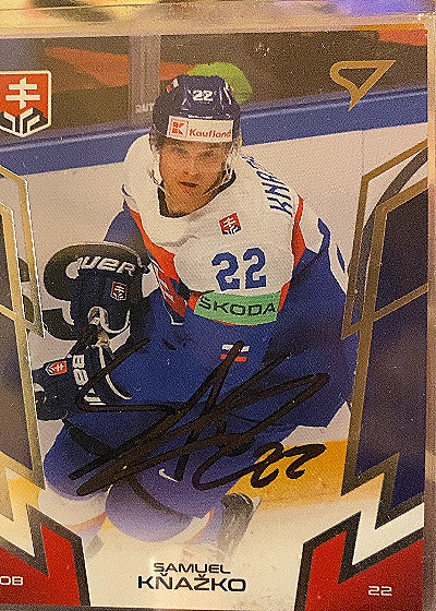 2022 Upper Deck #22 Samuel Knažko — front