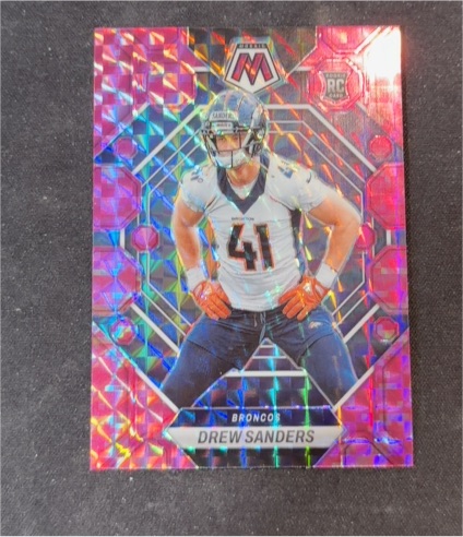 2023 Panini Mosaic #318 Drew Sanders — front