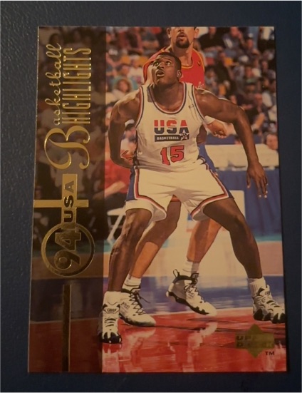 1994-95 Upper Deck #180 Larry Johnson USA Basketball Highlights — front