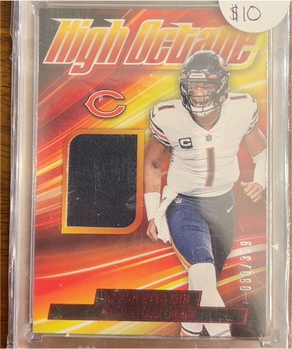 2023 Panini Rookies & Stars High Octane Memorabilia #HM-JF Justin Fields — front