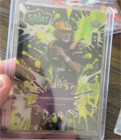 2025 Wild Card Splat #Garrett Nussmeier — front