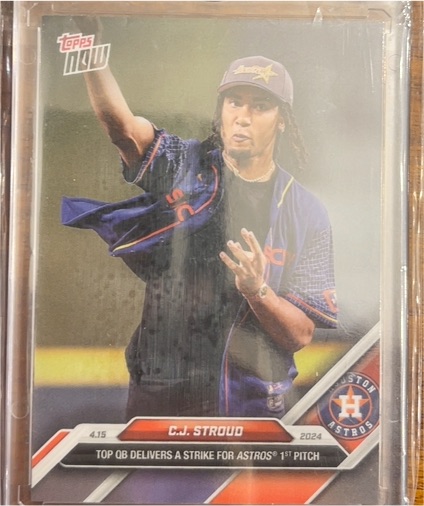 2024 Topps Now #79 C.J. Stroud Houston Astros — front