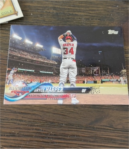 2018 Topps Update #US209 Bryce Harper — front