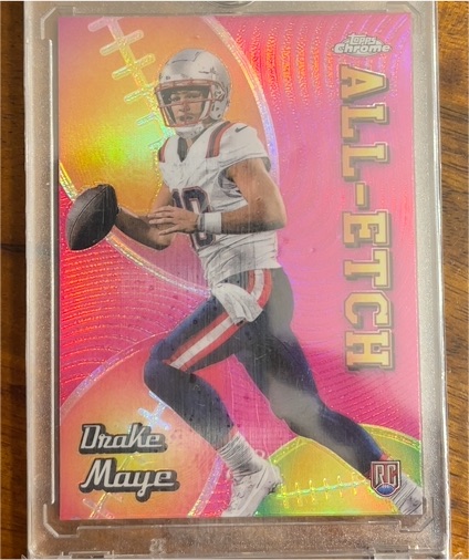 2024 Topps Chrome #CAE-DM Drake Maye — front