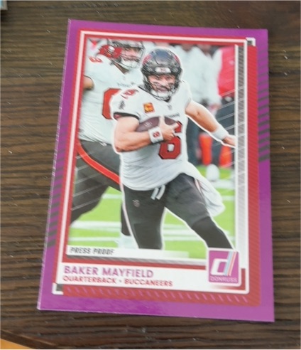 2025 Panini Donruss #219 Baker Mayfield — front
