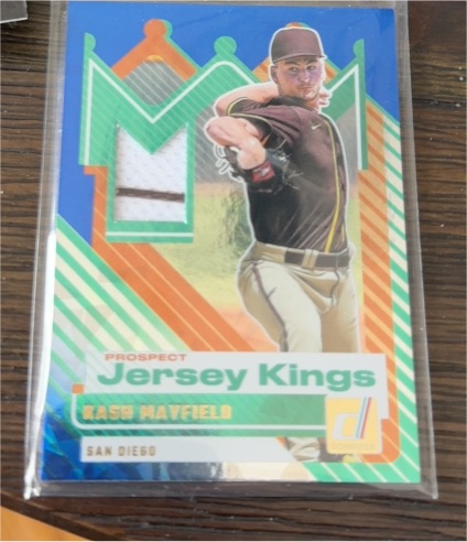 2025 Donruss Prospect Jersey Kings #PJK-KM Kash Mayfield — front