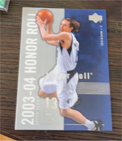 2003-04 Upper Deck Honor Roll #15 Steve Nash — front