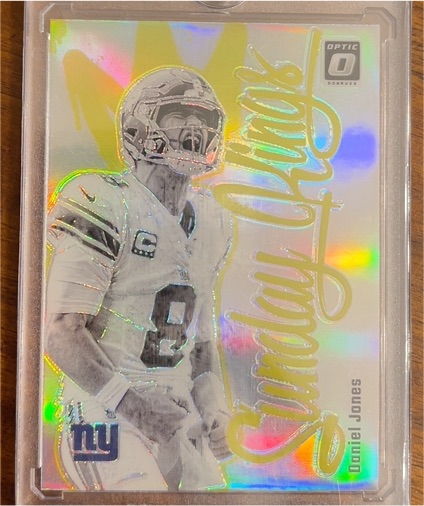 2024 Donruss Optic #29 Daniel Jones Sunday Kings — front
