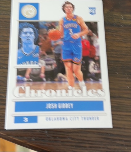 2021-22 Panini Chronicles #45 Josh Giddey — front