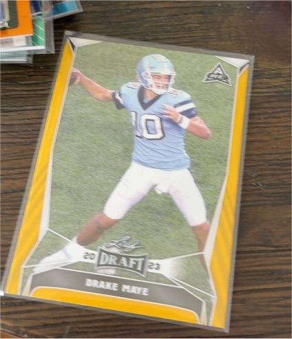 2023 Leaf Draft #34 Drake Maye — front