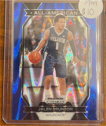 2024 Panini Prizm Draft Picks #7 Jalen Brunson All-American — front