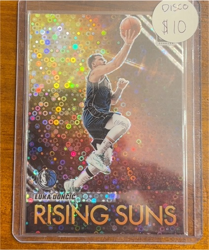 2023-24 Panini Donruss Optic #14 Luka Doncic Rising Suns — front