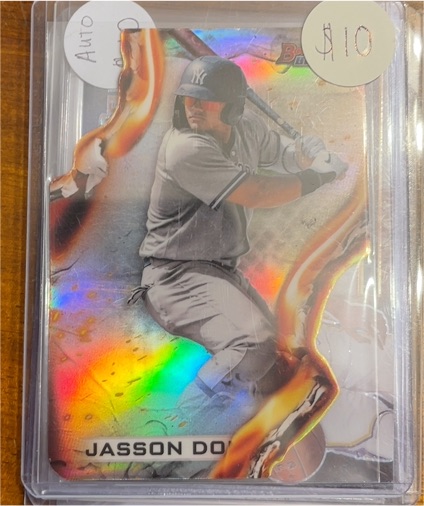 2021 Bowman's Best Heatwave Die Cuts #HW29 Jasson Dominguez — front