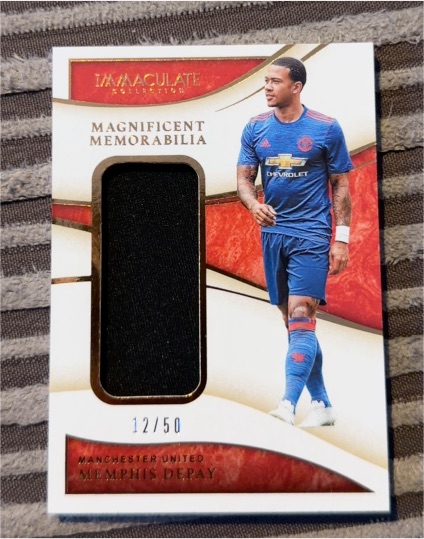 2020 Panini Immaculate Collection Magnificent Memorabilia #12/50 Memphis Depay — front