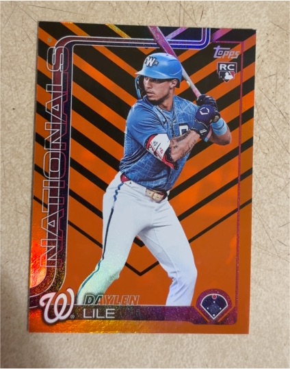 2025 Topps Update #US172 Daylen Lile — front