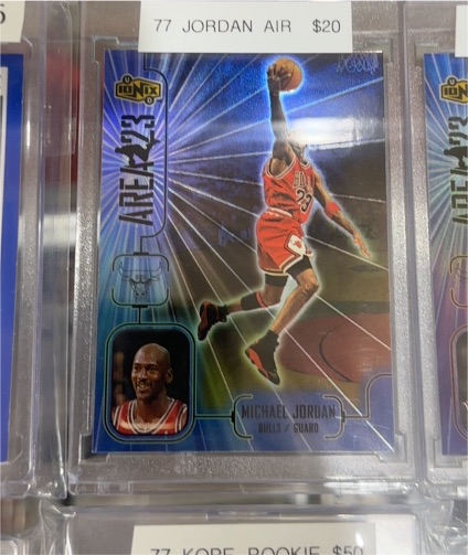 1998 Upper Deck Ionix #A7 Michael Jordan Area 23 — front