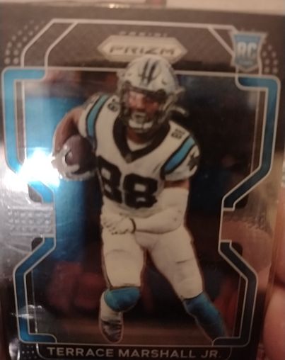 2021 Panini Chronicles #PB-13 Terrace Marshall Jr. — front