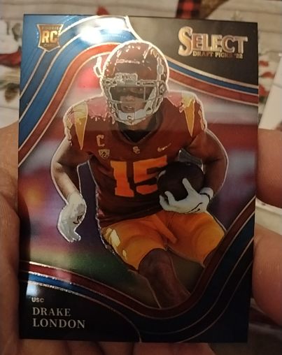 2022 Panini Select Draft Picks #107 Drake London — front