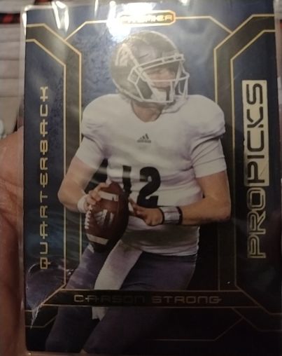 2022 Pro Picks Premier #PP-15 Carson Strong — front
