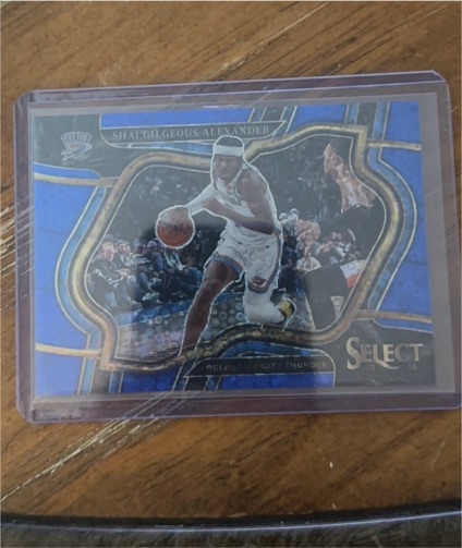 2022-23 Panini Select Prizms Silver #256 Shai Gilgeous-Alexander — front