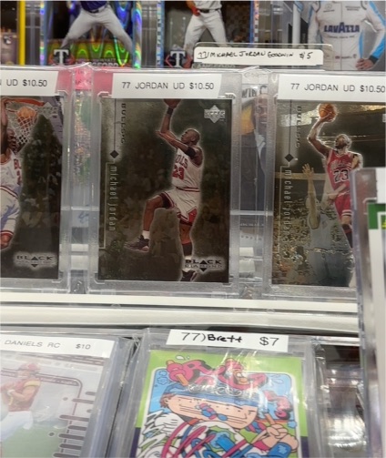 1997 Upper Deck Black Diamond #77 Michael Jordan — front