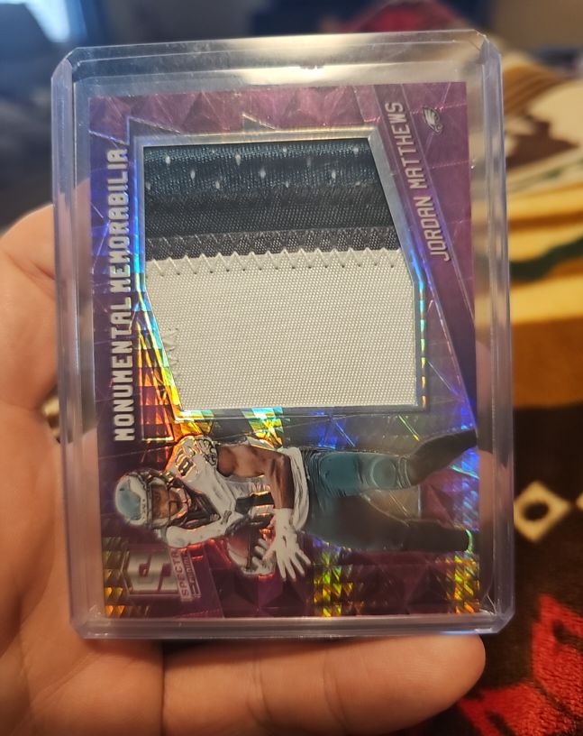2016 Panini Spectra Monumental Memorabilia Jordan Matthews — front