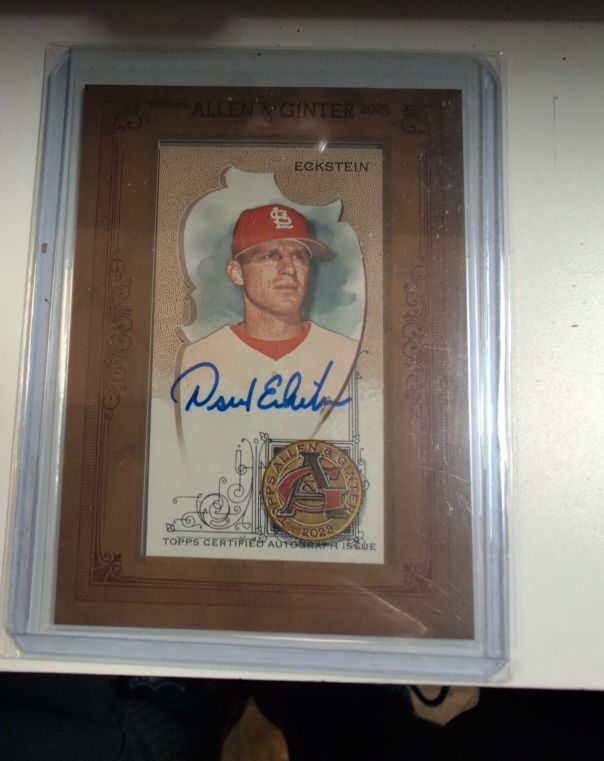 2023 Topps Allen & Ginter Framed Mini Auto #MA-PE Paul Eckstein — front