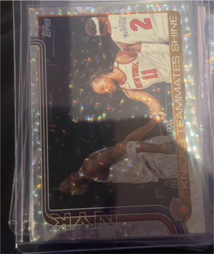 2025-26 Topps #274 Big Apple W Jalen Brunson — front