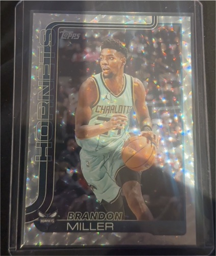 2025-26 Topps #68 Brandon Miller — front