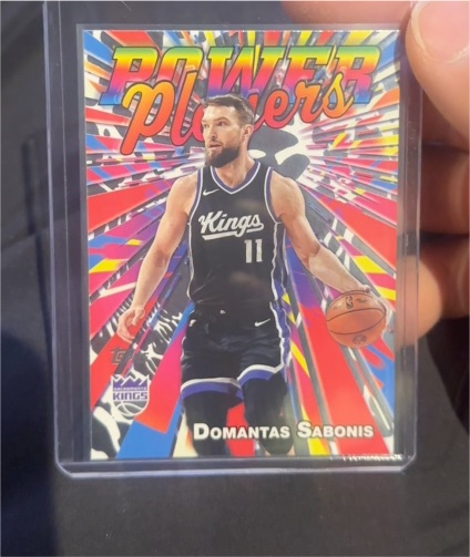 2025-26 Topps Power Players #PP-14 Domantas Sabonis — front