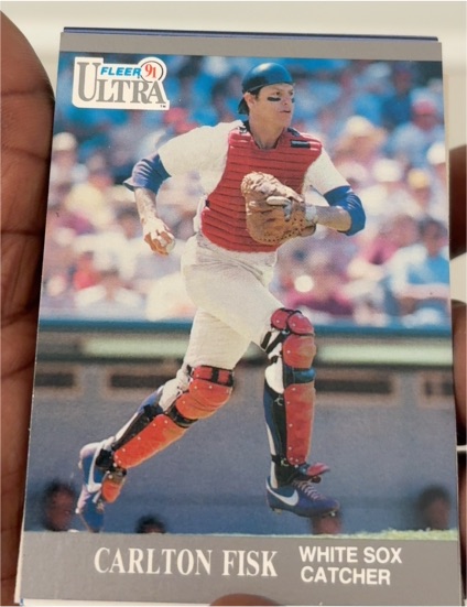 1991 Fleer Ultra #72 Carlton Fisk — front
