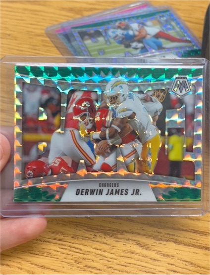 2025 Panini Mosaic Bang! #4 Derwin James Jr. — front
