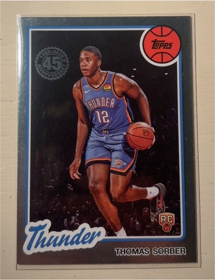 2025-26 Topps #80BK-61 Thomas Sorber 1980-81 Topps Basketball — front